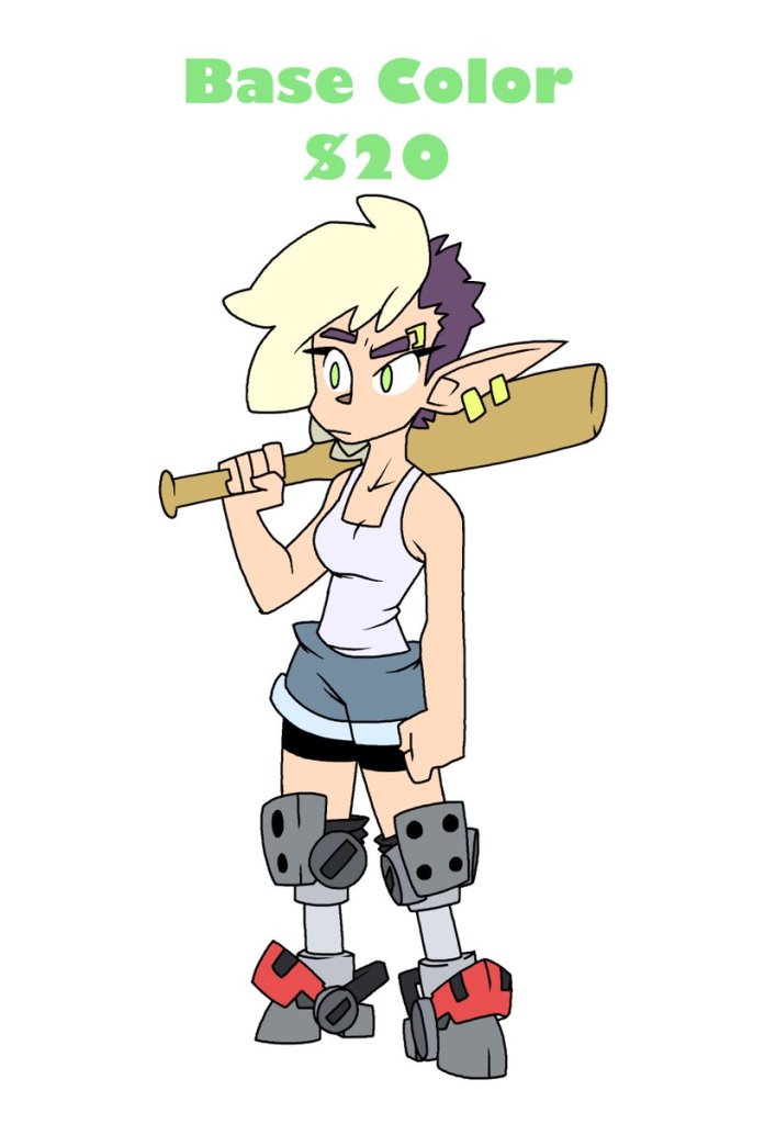 $20 base color commission sample image